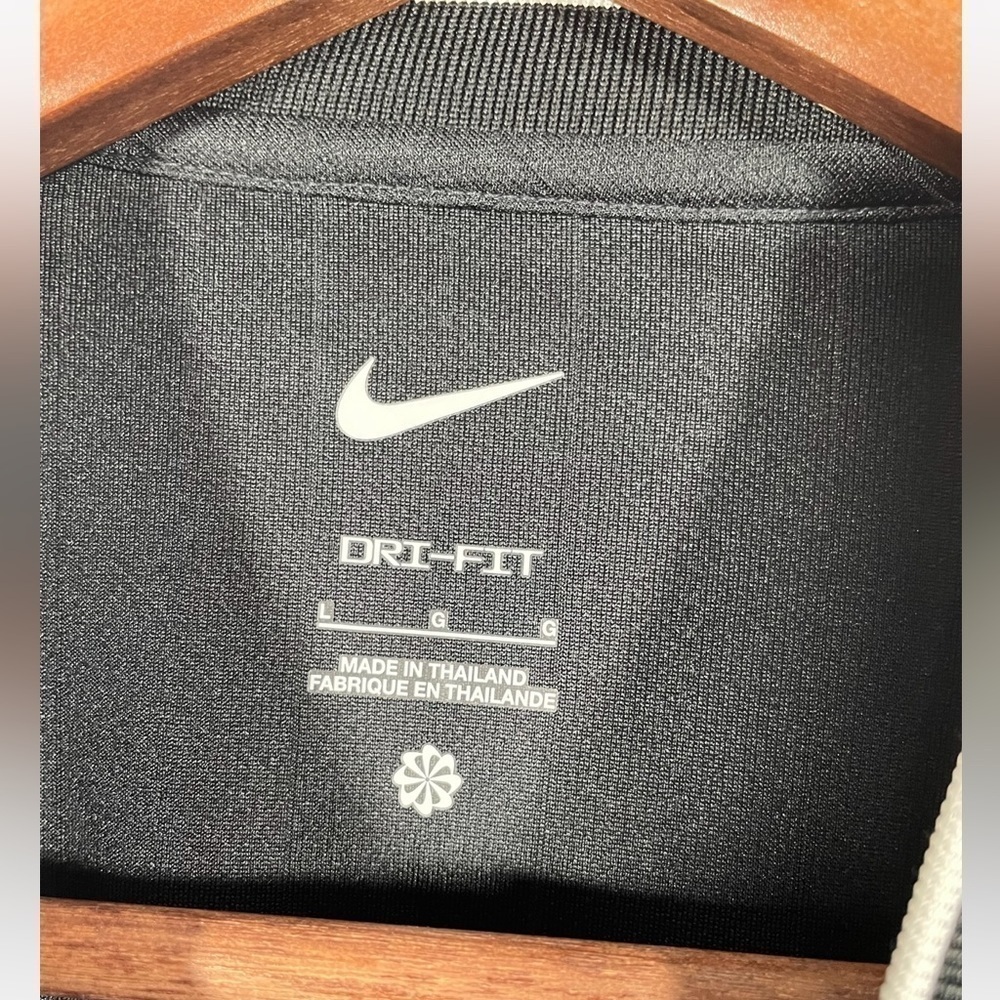 Nike Dri-Fit Mens Referee 2 Jersey Long Sleeve Black Sports Shirt Active Large - Picture 6 of 11
